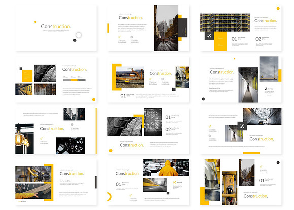 Construction - GoogleSlides Template in Presentation Templates - product preview 1