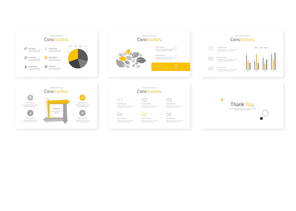 Construction - GoogleSlides Template in Presentation Templates - product preview 3