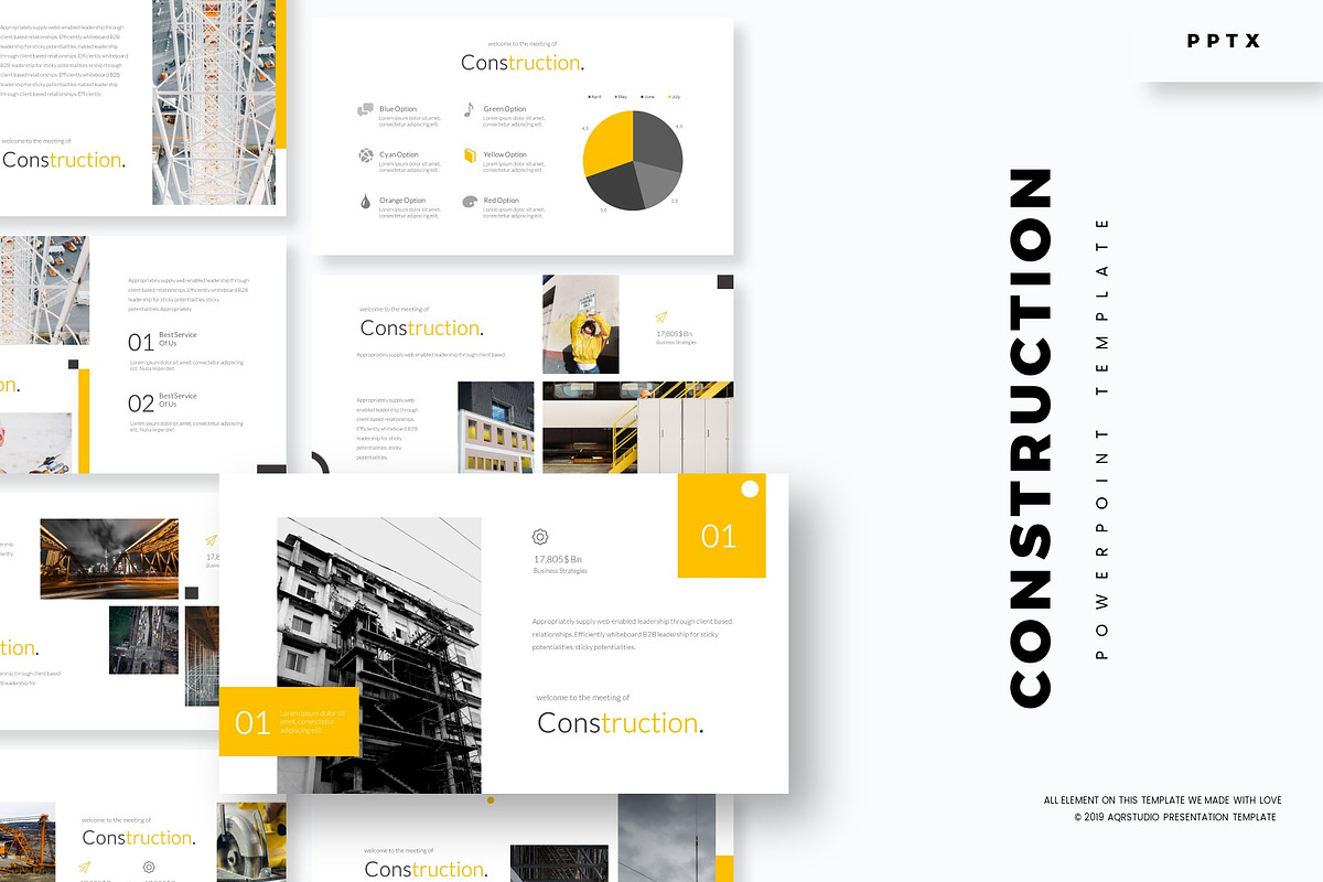 Construction - Powerpoint Template in PowerPoint Templates - product preview 8