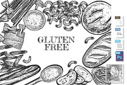 Healthy lifestyle gluten free set