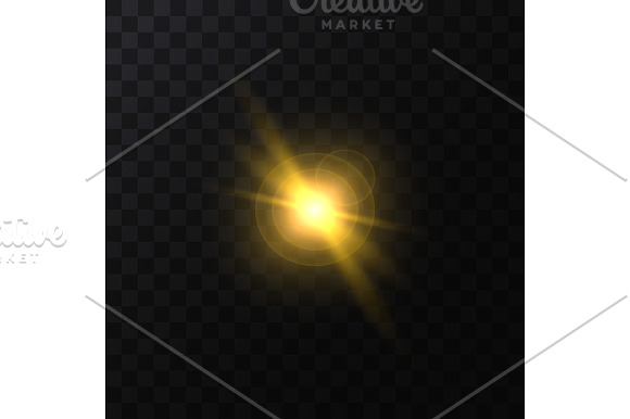 Star Light Sparkles Set. Vector in Objects - product preview 8