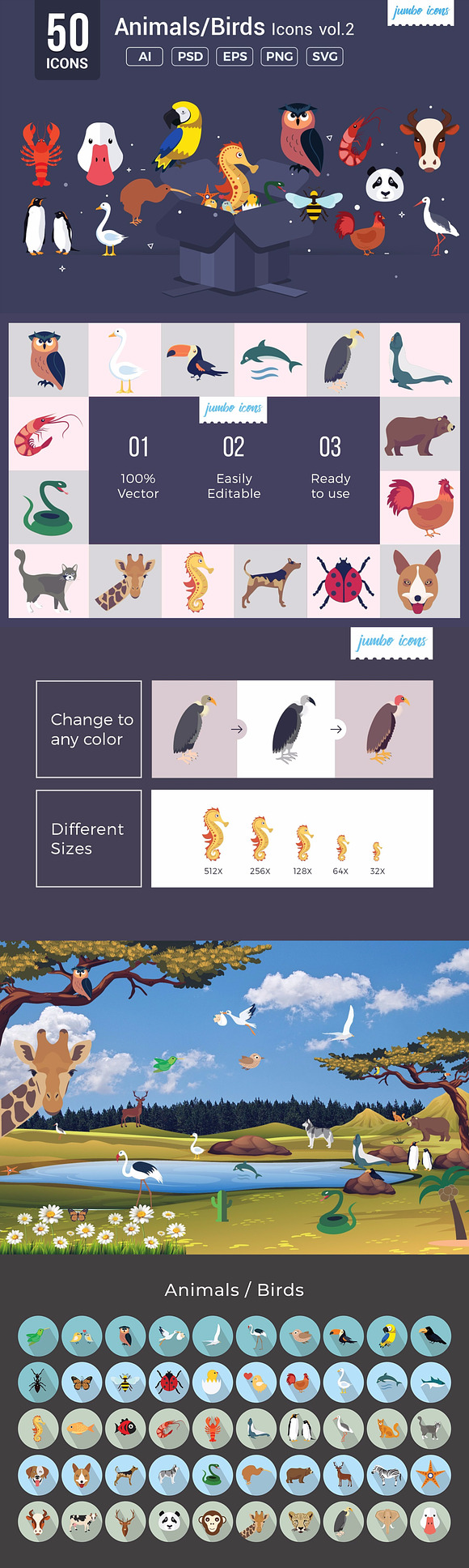 Animals - Birds Vector Icons V2 in Animal Icons - product preview 5