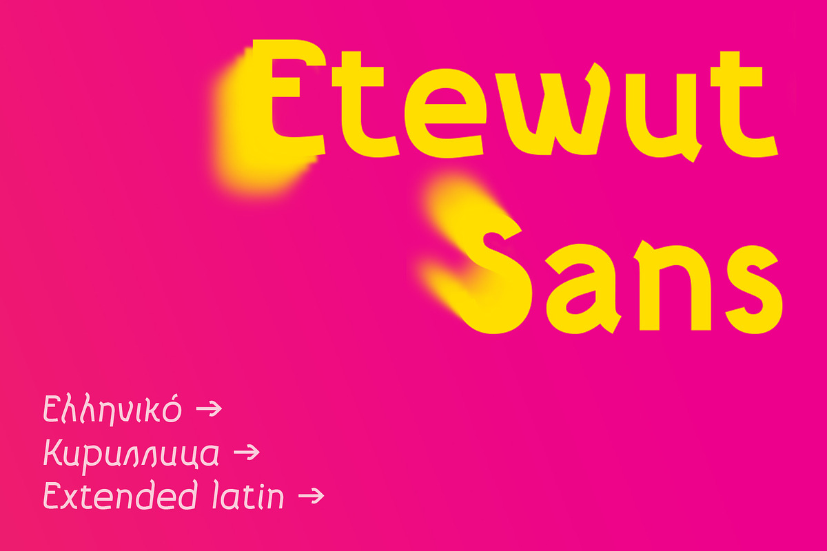 Etewut Sans in Sans-Serif Fonts - product preview 8