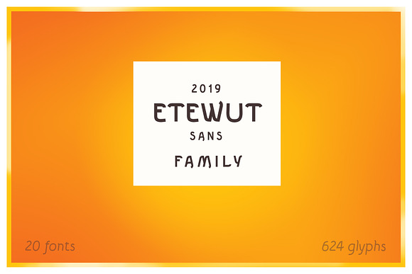 Etewut Sans in Sans-Serif Fonts - product preview 4