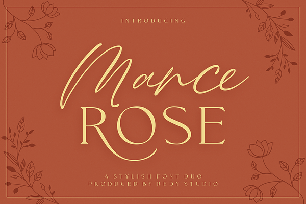Mance Rose | Font Duo