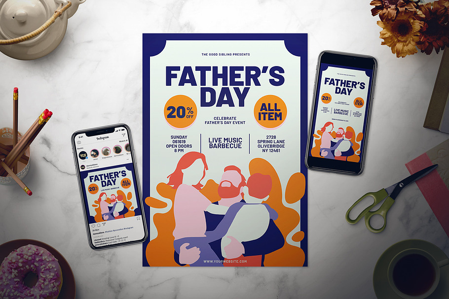 Father's Day Flyer Set