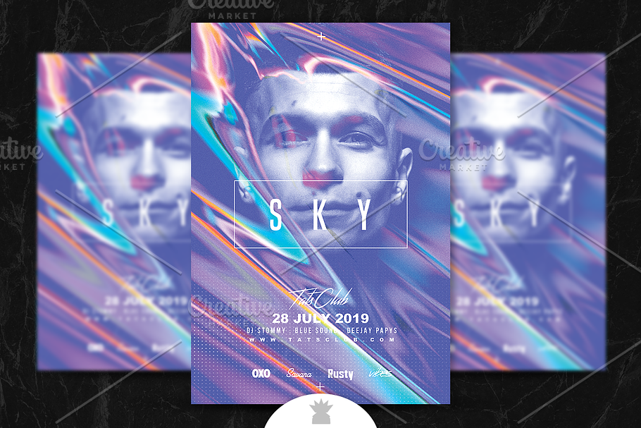SKY Flyer Template in Flyer Templates - product preview 8