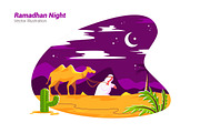 Ramadhan Night - Vector Illustration