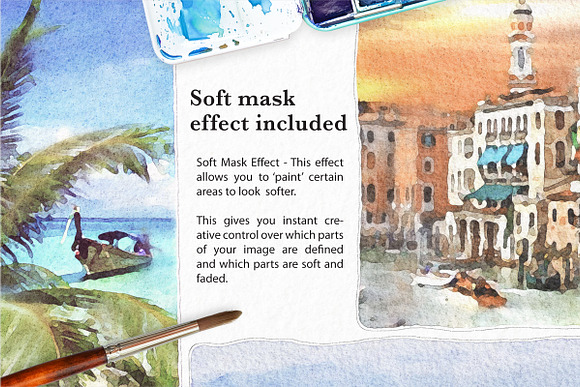 Delicate Watercolor Photo Filter in Add-Ons - product preview 3