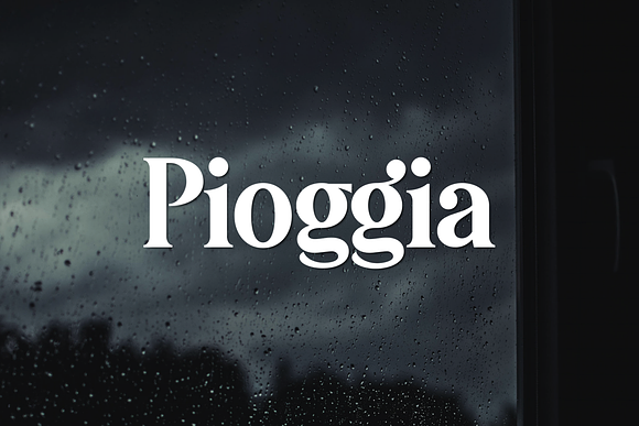 Pioggia | Modern Serif in Modern Fonts - product preview 9