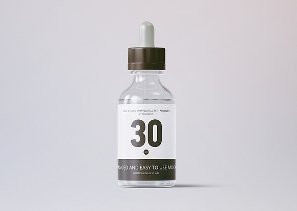 30ml Dropper Bottles Mockup in Product Mockups - product preview 3