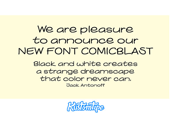 Comicblast in Comic Sans Fonts - product preview 4