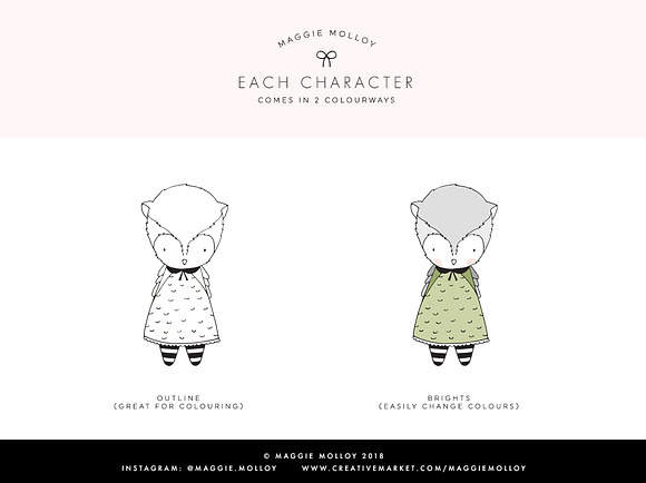 Hand Drawn Characters Vol.3 Animals in Illustrations - product preview 3