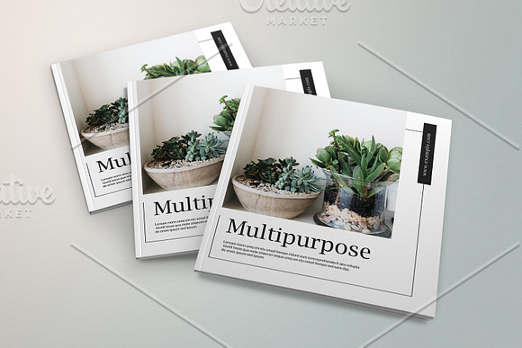 Multipurpose Square Brochure V872 in Brochure Templates - product preview 1