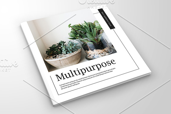 Multipurpose Square Brochure V872 in Brochure Templates - product preview 4