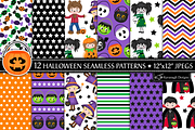 Spooky Halloween Patterns -P31