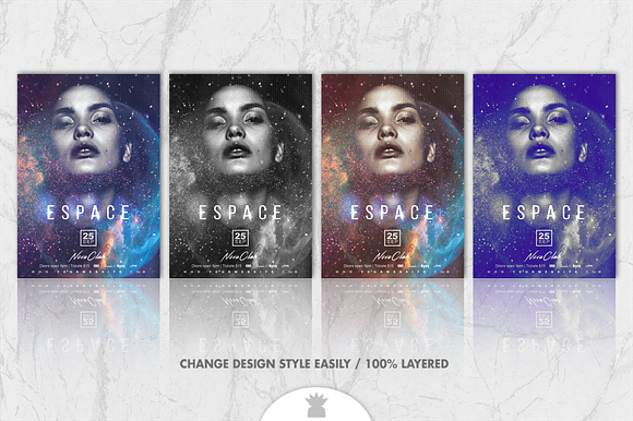 ESPACE Flyer Template in Flyer Templates - product preview 2