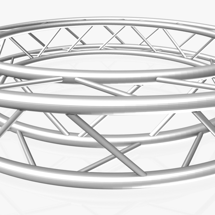 Circle Square Truss 200cm in Electronics - product preview 3