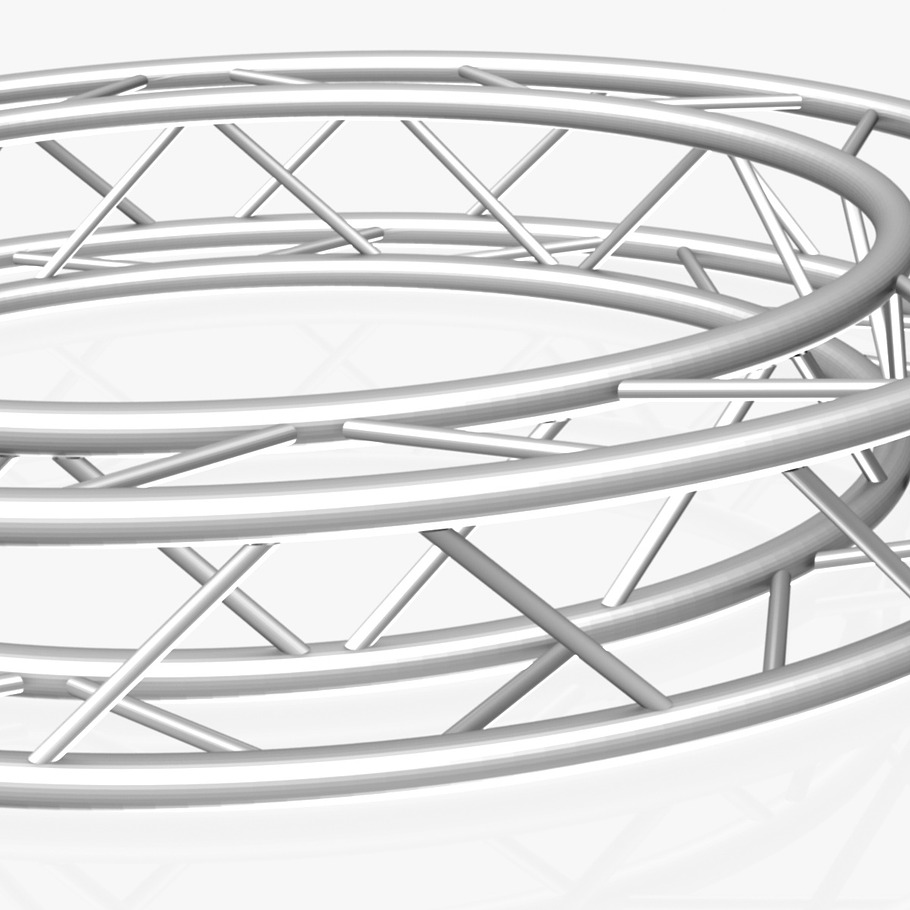 Circle Square Truss 200cm in Electronics - product preview 4