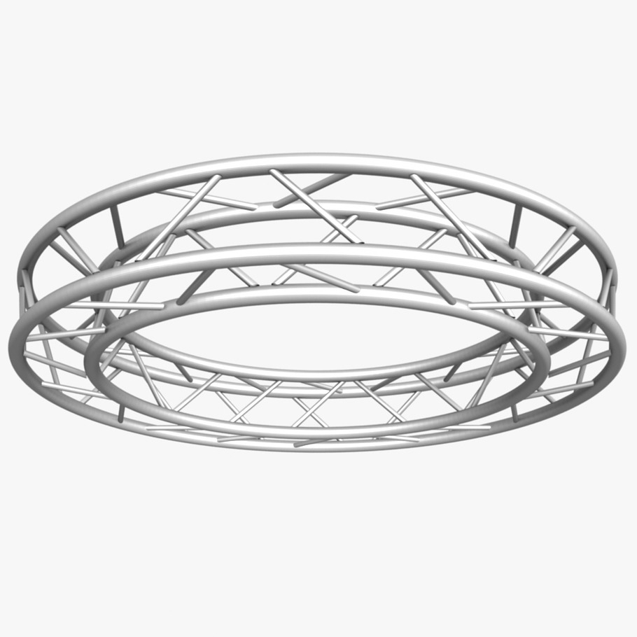 Circle Square Truss 200cm in Electronics - product preview 5