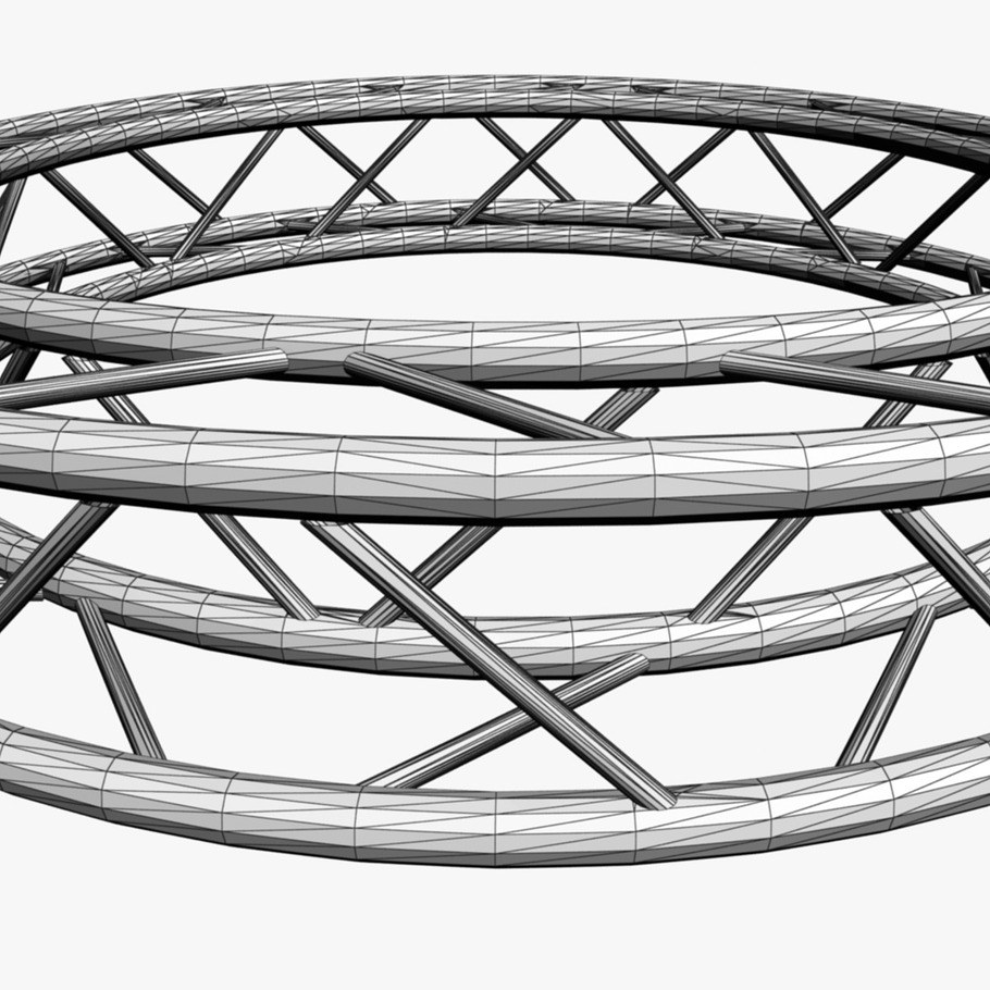 Circle Square Truss 200cm in Electronics - product preview 13