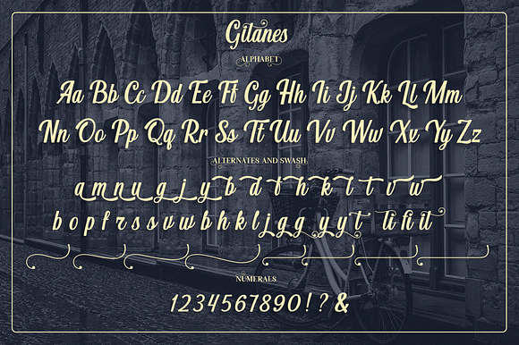 Gitanes in Script Fonts - product preview 9