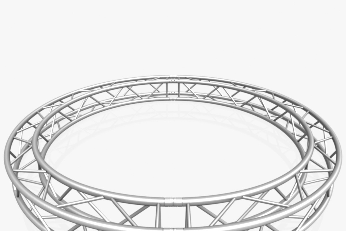 Circle Square Truss 300cm in Architecture - product preview 8