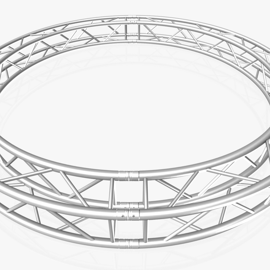 Circle Square Truss 300cm in Architecture - product preview 1