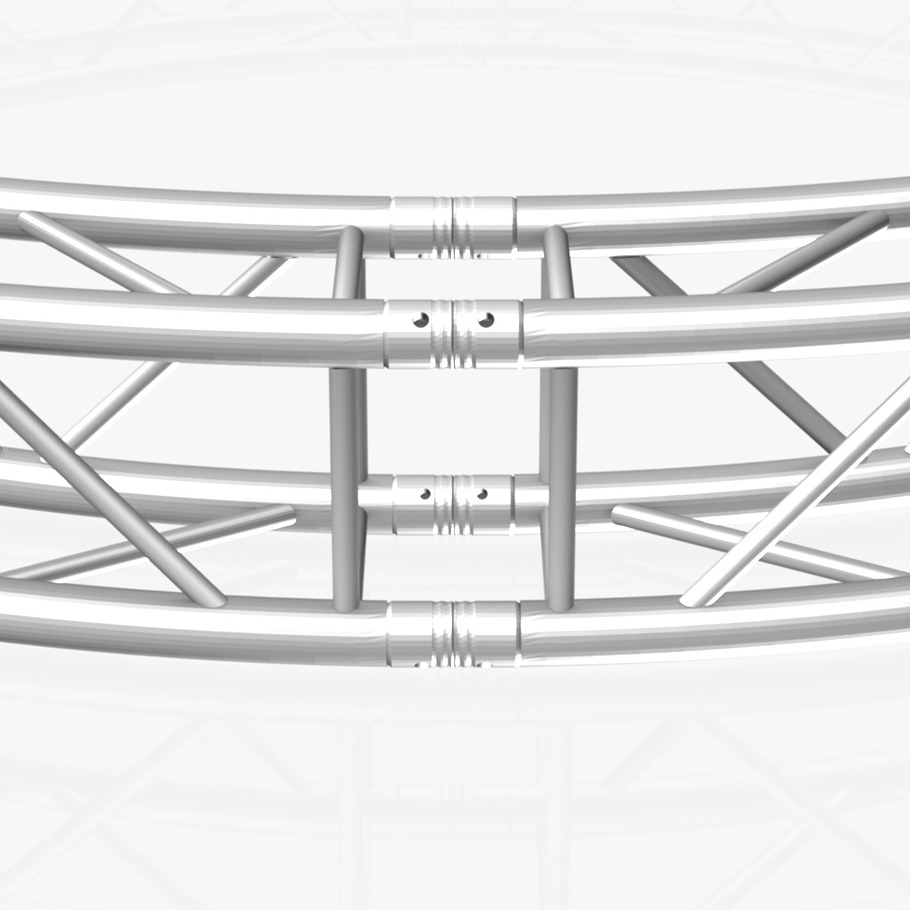 Circle Square Truss 300cm in Architecture - product preview 4