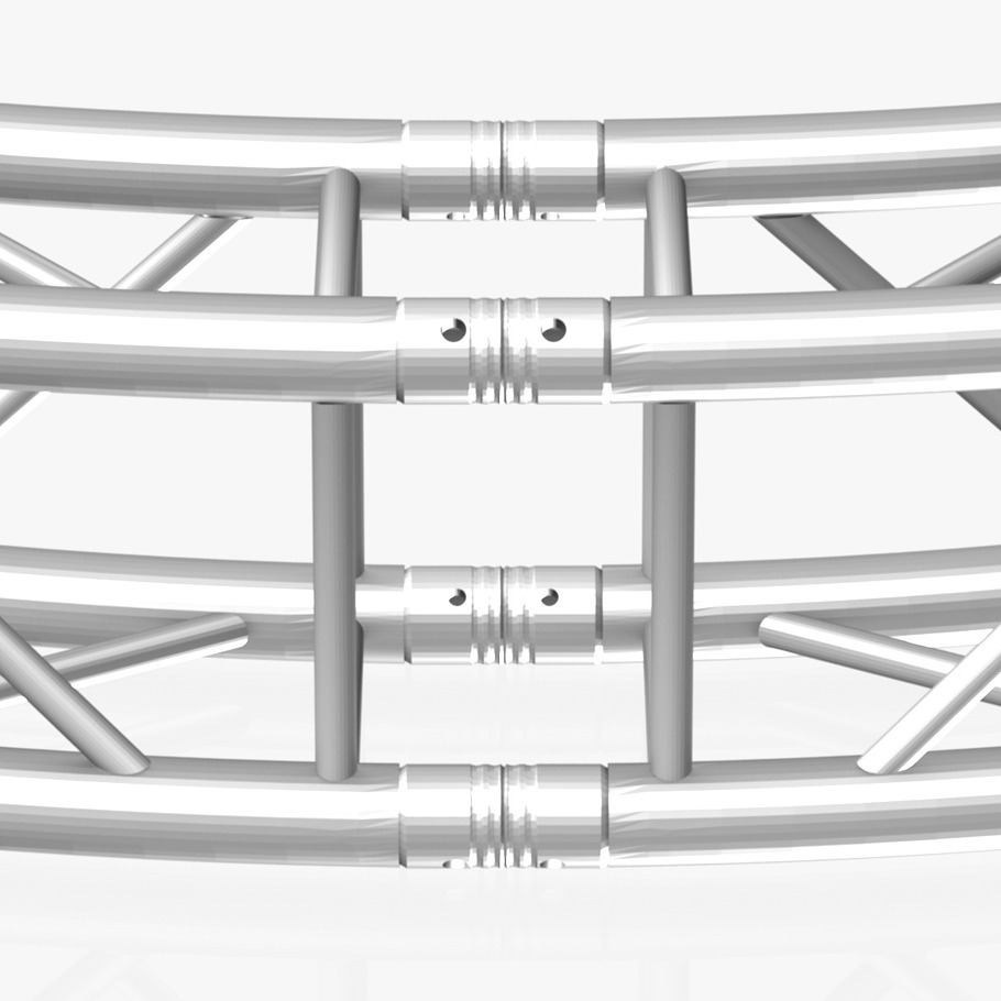 Circle Square Truss 300cm in Architecture - product preview 5
