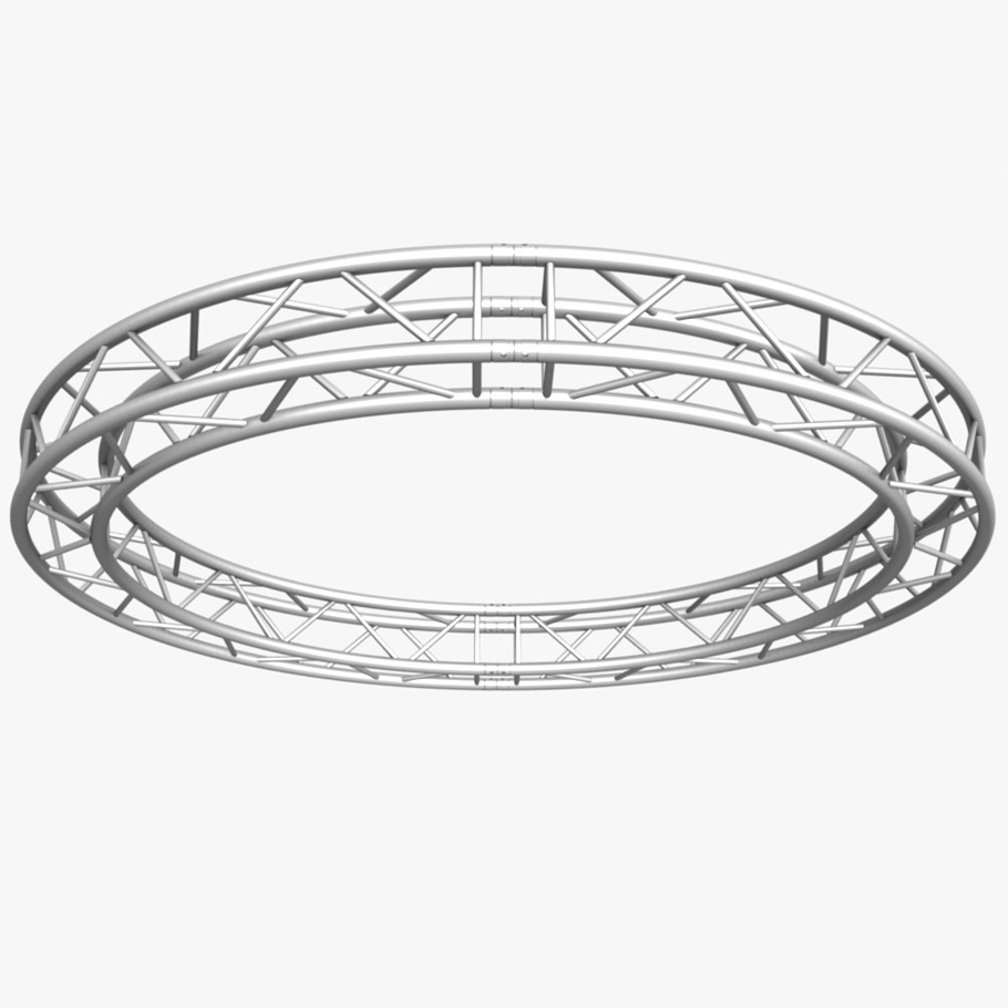 Circle Square Truss 300cm in Architecture - product preview 6