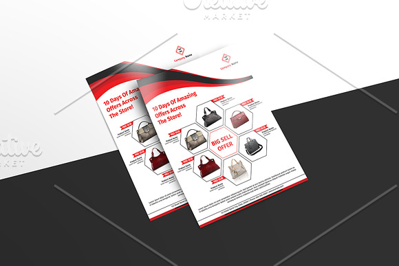 Product Promotion Flyer Design V1018 in Flyer Templates - product preview 1