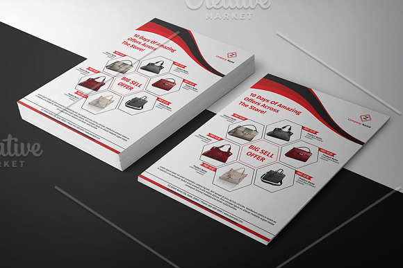 Product Promotion Flyer Design V1018 in Flyer Templates - product preview 2