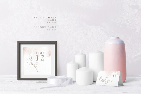 Modern Roses Wedding Suite in Wedding Templates - product preview 2