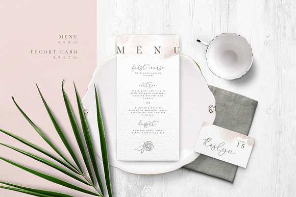 Modern Roses Wedding Suite in Wedding Templates - product preview 3