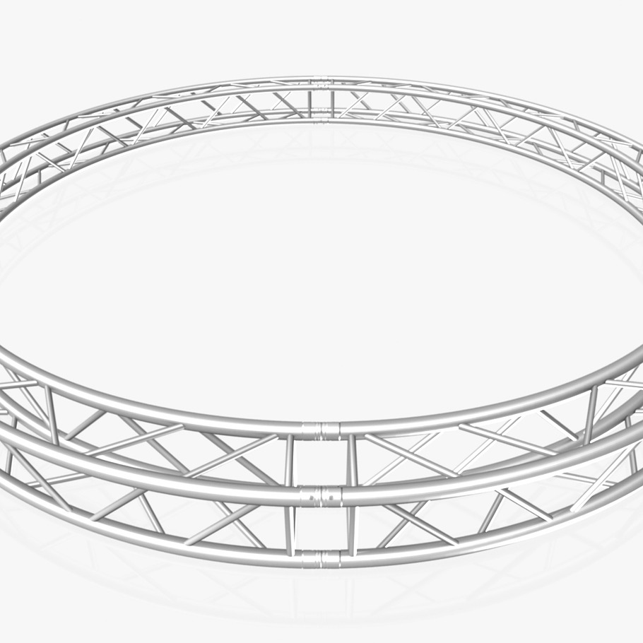 Circle Square Truss 400cm in Electronics - product preview 1
