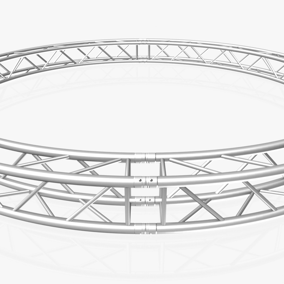 Circle Square Truss 400cm in Electronics - product preview 3