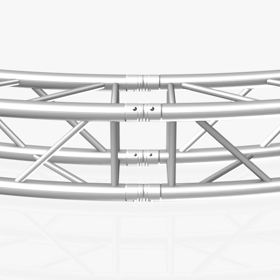 Circle Square Truss 400cm in Electronics - product preview 4