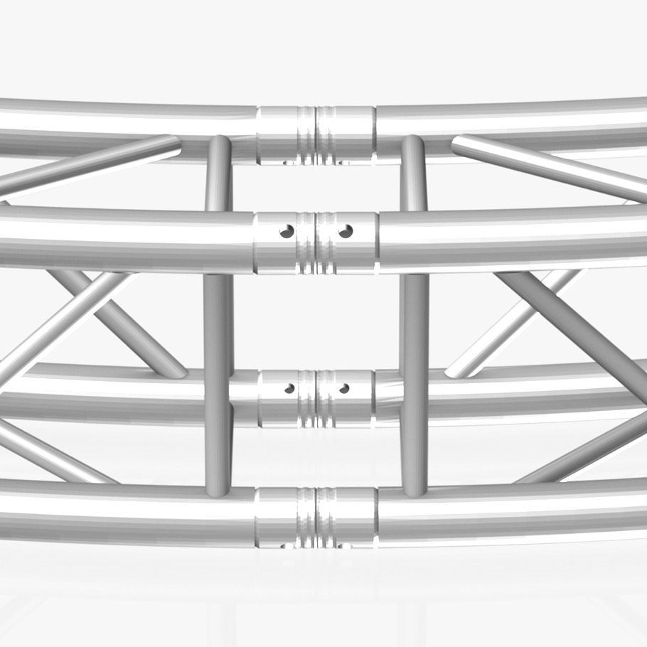 Circle Square Truss 400cm in Electronics - product preview 5