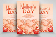 Mother's Day Peach Color Flyer