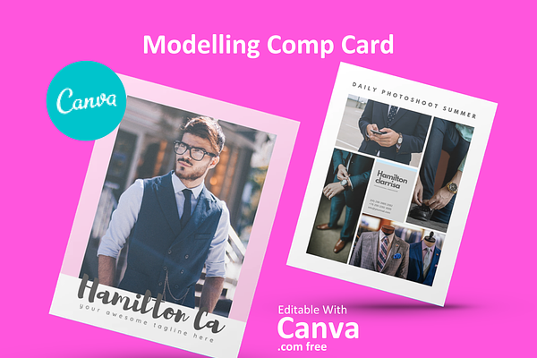 Photography Card Canva Template