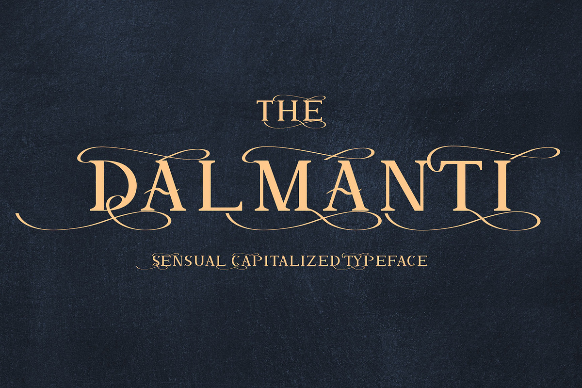 Dalmanti - Capitalized Typeface in Serif Fonts - product preview 8