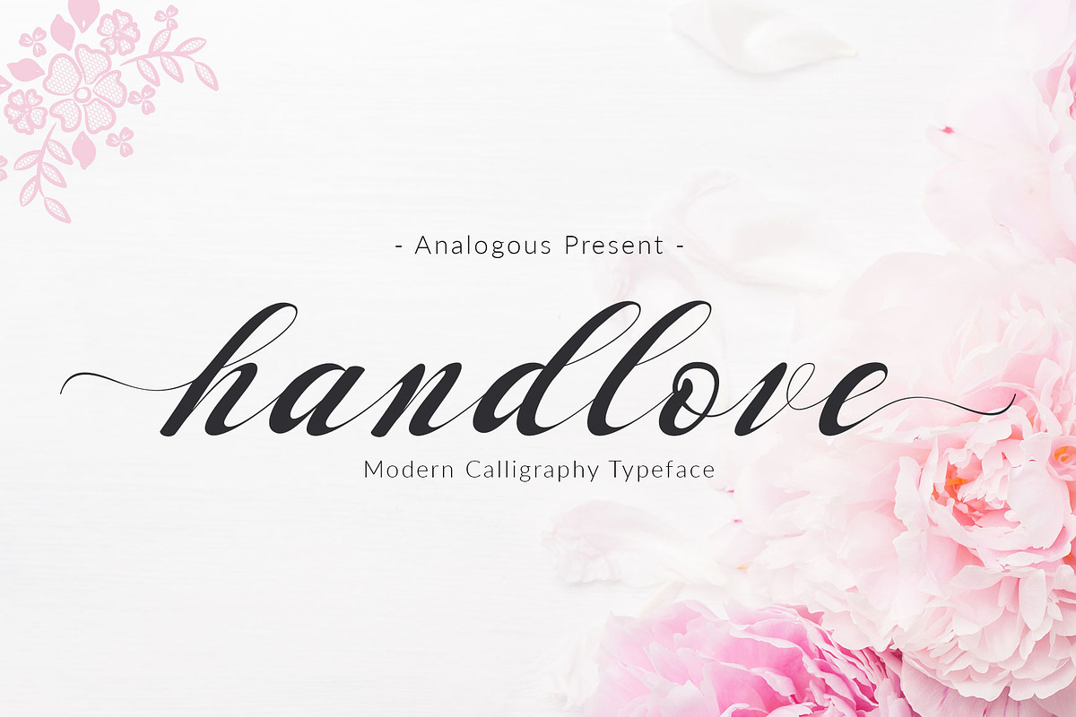 handlove script in Script Fonts - product preview 8