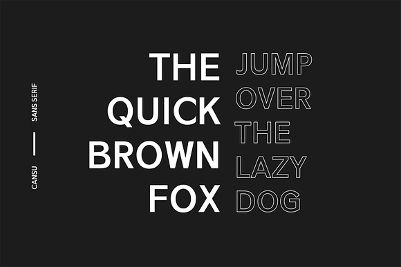 Cansu Sans Serif Font Family in Sans-Serif Fonts - product preview 2