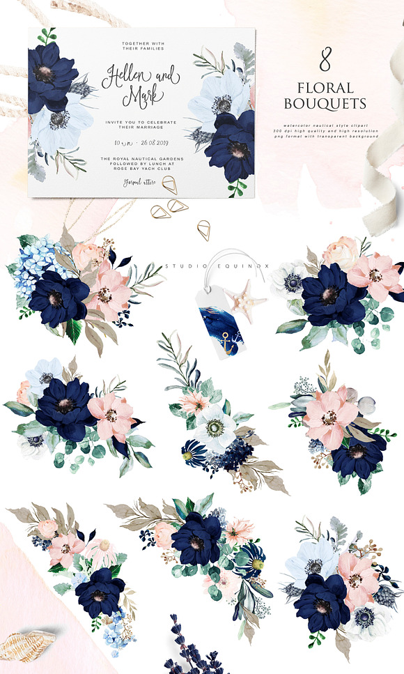 Marina Bloom - Nautical Graphic Set in Objects - product preview 10