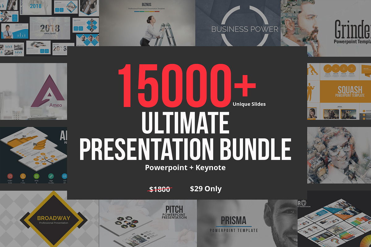 2019 Ultimate Bundle - 75 Templates in PowerPoint Templates - product preview 8