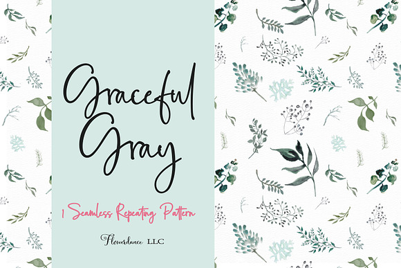 Watercolor Greenery Clipart Bundle in Illustrations - product preview 1