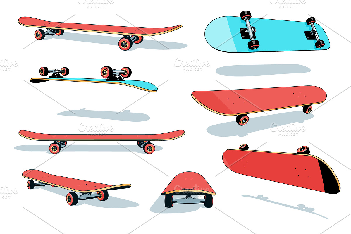 Skateboard Pack in Objects - product preview 8