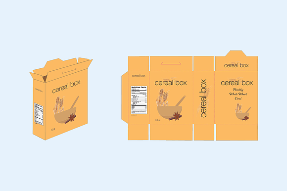 Cereal Box in Templates - product preview 1