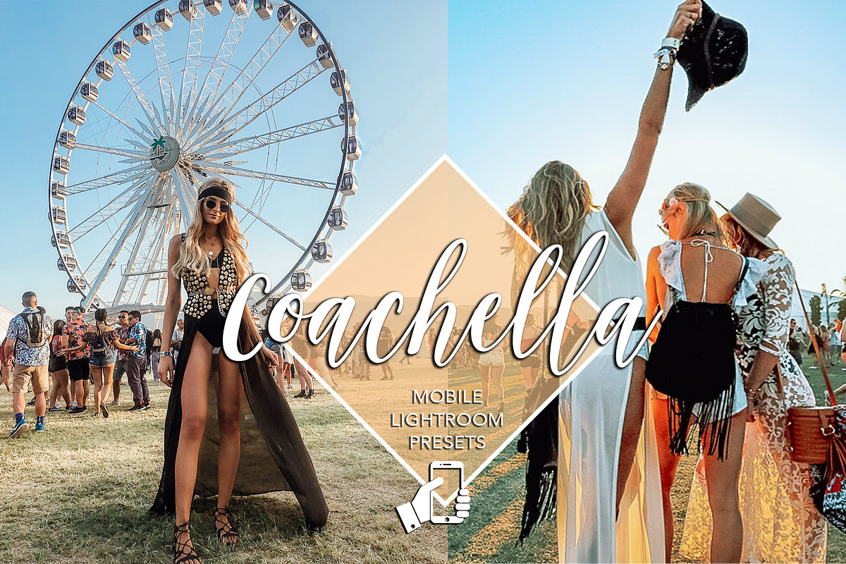6 Mobile Lightroom Presets Coachella in Add-Ons - product preview 8